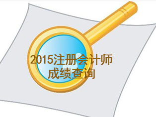 2015注冊會計師考試成績查詢